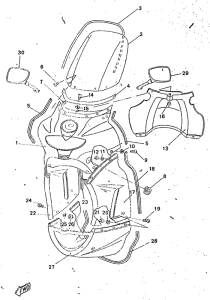 SR250 Carenado completo y retrovisor