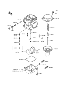 ZG1000 Детали карбюратора