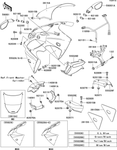 ZX600 Cowling(zx600-j2)