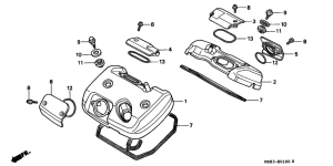 NV400 Крышка головки цилиндров