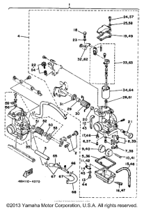 RZ350NC Карбюратор