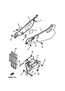 YZ80 Боковые обтекатели