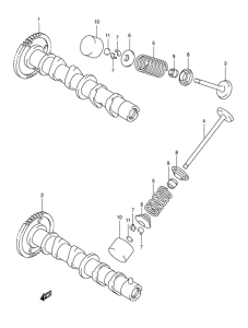 AN650 (ABS) Распредвал  /  клапан
