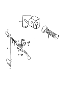 GS1000 Left handle switch
