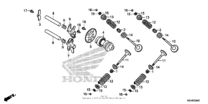 NSS300 (ABS) Распределительный вал и клапана