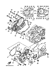 XT250 ｸﾗﾝｸｹｰｽｶﾊﾞｰ 1