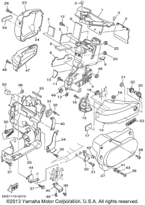XVS1100AP Боковые обтекатели