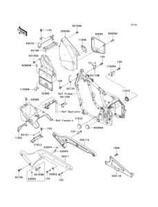 VN400 Короб для АКБ