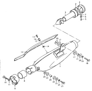 SP400 Second muffler