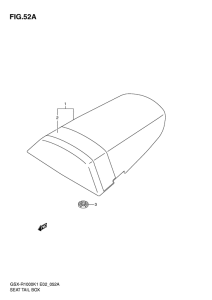 GSX-R1000 Seat tail box