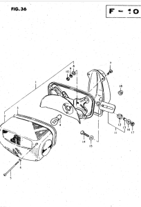 GS450 Задний комбинированный сигнал