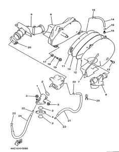 YP250 Впускная система
