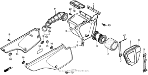 XR100 Air cleaner 85-87