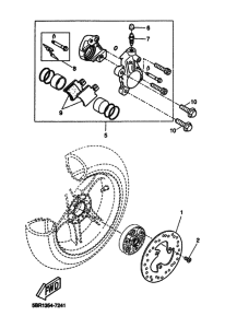 YQ50 Задний суппорт