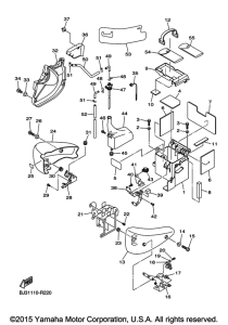 XVS1300CU Боковые обтекатели