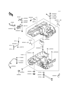 ZG1200 Картер двигателя