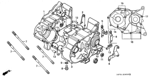 MT50F Картер двигателя