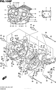 VL1500T Crankcase (Vl1500Tl7 E28)