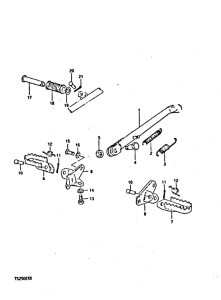 TS250 Stand - footrest