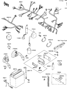 ZX750 Электрика