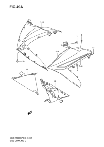 GSX-R1000 Side cowling