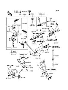 ZR1000 Замок зажигания