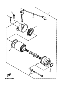 TT250R ｽﾀｰﾃｲﾝｸﾞﾓｰﾀ