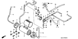 VT1100C3 Evap canister (ac)