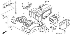 CB250 Воздухоочиститель