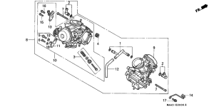 VT1100C2 Карбюратор