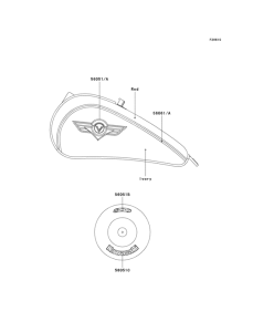 VN800 Decals(red / ivoly)(vn800-b2)