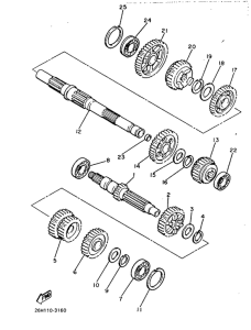 XVZ13TD Трансмиссия