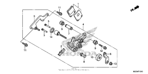 NC700X (DCT) Стояночный тормоз
