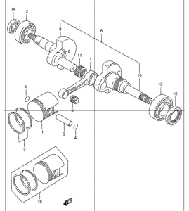 AZ50 Вал коленчатый