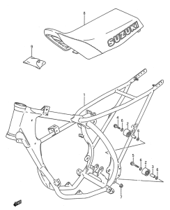 RM80 Frame - seat