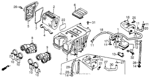 CB650SC Воздушный фильтр