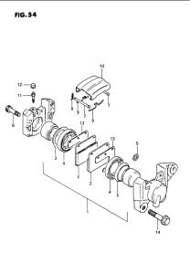 GS1100 Задний суппортs
