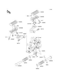 EJ400 Подножки