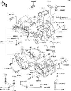 EJ650 Картер двигателя