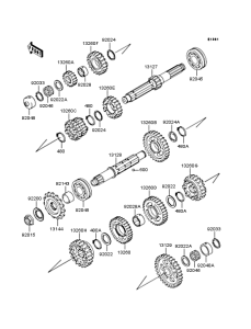 ZX1100 Трансмиссия