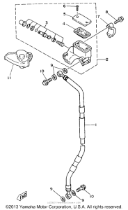 YZ80E1 Главный тормозной цилиндр