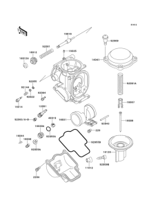 ZX500 Карбюратор в разборе