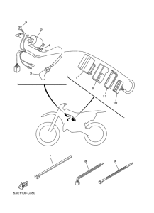 YZ125 Электрика 1