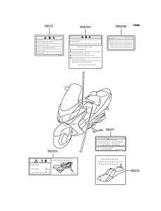 SC250 Наклейки