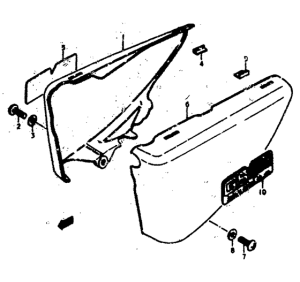 GS400 Обтекатель задний