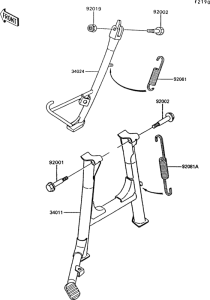 ZG1000 Подножка