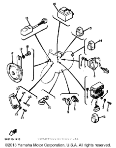XJ550H Электрика