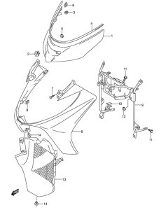 AN400 Front leg shield