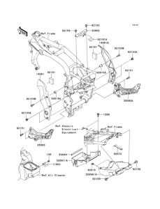 ZR1000 Рама ,крепежные детали
