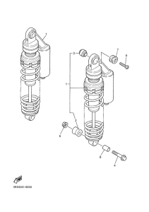 XJR1300 Задняя подвеска